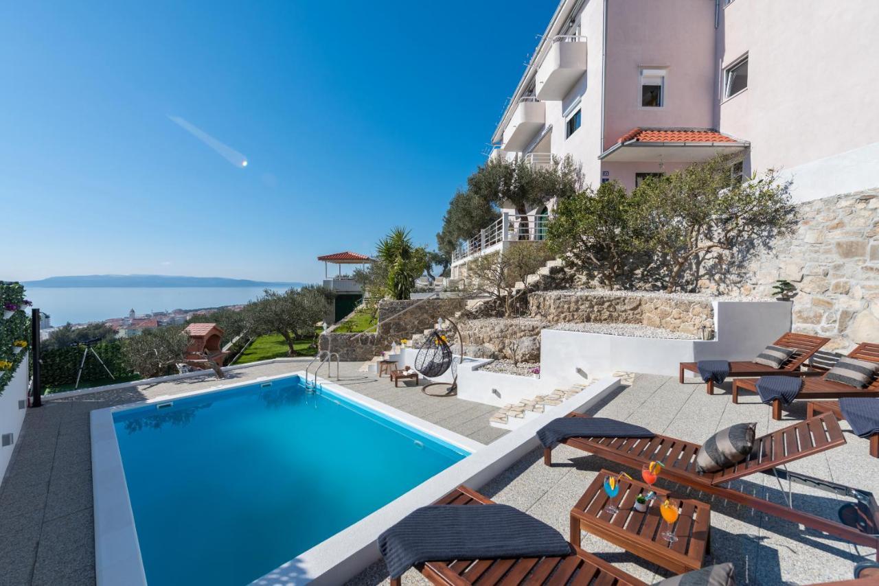 Villa Petra Apartment With Private Pool Макарска Екстериор снимка